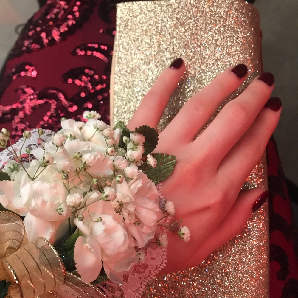Gold Wrist wallet